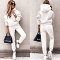 Dynamisk Sportssett - Hvit - XL amandafashionnyc