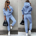 Dynamisk Sportssett - Blå - L amandafashionnyc